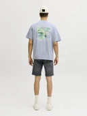 JACK JONES Rick Model Erkek Kot Şort 12302431 thumbnail 2