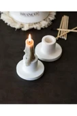 Home Şamdan Mumluk 2'li Beton thumbnail 2