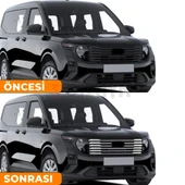 Ford Uyumlu Courier 2024+ Ön Panjur thumbnail 4
