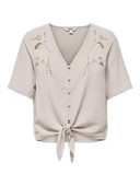 15371083 ONLEVALOU METTE 2/4 KNOT TOP WVN thumbnail 1