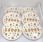 LEBRON 6 Parça Gingerbread Temalı Pasta Tabağı Seti – 16 cm thumbnail 3