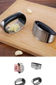 Yeni Sarımsak Ezici Paslanmaz Çelik Garlic Press thumbnail 3
