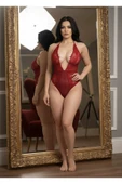 Kırmızı Taşlı Bodysuit thumbnail 3