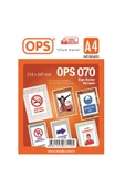 Ops Dp 070 A4 Duvar Tipi Afiş Taşıyıcı thumbnail 2