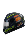 KASK KAPALI 802 ÇOCUK ECE BELGELİ- GAME OVER GRAFİK thumbnail 3