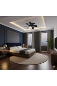 VANTI 30'' 60W SIYAH AHSAP TAVAN VANTILATOR thumbnail 2