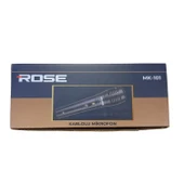 Rose MK-101 Kablolu El Mikrofonu - Plastik Kasa thumbnail 1