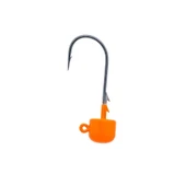 Hanfish Breaking Mushroom Orange UV Jighead thumbnail 2