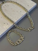 Xuping Gurmet Set  Kolye - Altın thumbnail 2