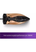 Philips Azur Siyah/gold Buharlı Ütü thumbnail 3