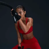 Nike Indy High-Support Padded Adjustable Training Kadın Bra thumbnail 5