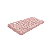 Logitech 920-011861 K380S Pebble Keys 2 Bluetooth Pembe Klavye thumbnail 2