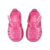 igor Tobby Gloss Glitter Transparente Çocuk Sandalet thumbnail 3