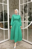 ÇAPRAZ BAĞLAMALI ELBİSE thumbnail 9