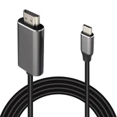 Powermaster Type-C To HDMI Kablo 2 Metre PM-6921 thumbnail 1