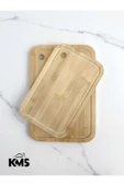 kmskumsar Bambu 2'li Kesme Tahtası Set thumbnail 2