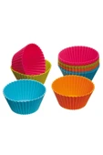 Pasta Silikon Cupcake Mini Kek Kalıbı 12 Adet thumbnail 7