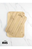 kmskumsar Bambu 2'li Kesme Tahtası Set thumbnail 2