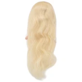 Gerçek Front Lace Dalgalı Platin Tül Peruk / 65/70cm thumbnail 4