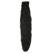 Fiber Sentetik Kabarık Dalgalı 8 Parça Çıt Çıt / Siyah thumbnail 4