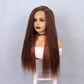 Kızıl Kahve Yaki Afro Peruk thumbnail 3