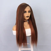Kızıl Kahve Yaki Afro Peruk thumbnail 2