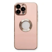 Apple İphone 13 Pro Max Kılıf Store Silikon - Pembe thumbnail 2