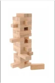 LSH LUSSO ( 54pcs ) Ahşap Denge Jenga Oyunu thumbnail 2