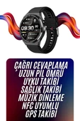 Amoled Ekran Akıllı Saat Üç Kordonlu İos Android Uyumlu thumbnail 1