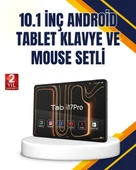 Klavye Kalem Mouse Dahil Android Tablet Uzun Pil Ömürlü thumbnail 1