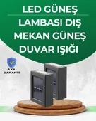 Şeffaf Abajurlu Duvar Tipi Solar Işık thumbnail 1