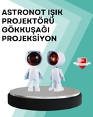 360° Ayarlanabilir Başlıklı Astronot Gece Lambası thumbnail 1