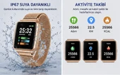 Starcom E8 Akıllı Saat 1.3” IPS Dokunmatik Ekran IP67 Bluetooth Rose Gold thumbnail 4