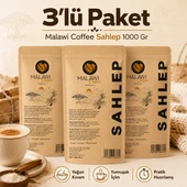 Malawi Coffee Sahlep 1000 Gr x 3 Adet thumbnail 1