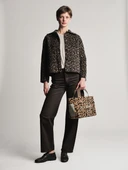 BONHEUR Kanvas Leopard Çanta thumbnail 8