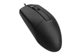 A4TECH OP-330S Kablolu USB 1200dpi Sessiz Siyah Mouse thumbnail 4