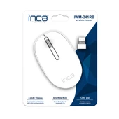 INCA IWM-241RB Kablosuz 1200dpi Beyaz Mouse thumbnail 1
