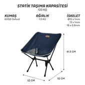 FreeCamp Jett Katlanır Sandalye-LACİVERT thumbnail 4