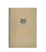 Özkan Deep Note 17x24 Sp. Kareli Defter 100 Yap. Bej thumbnail 1