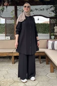 Ezgi Pantolonlu Takım Siyah thumbnail 4
