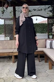 Ezgi Pantolonlu Takım Siyah thumbnail 7