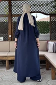 Başak Pantolonlu Takım Lacivert thumbnail 7