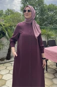 Başak Pantolonlu Takım Bordo thumbnail 2