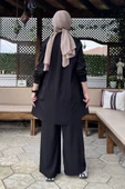 Ezgi Pantolonlu Takım Siyah thumbnail 6