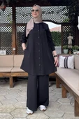 Ezgi Pantolonlu Takım Siyah thumbnail 1