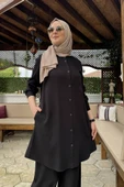 Ezgi Pantolonlu Takım Siyah thumbnail 2