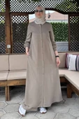 Başak Pantolonlu Takım Vizon thumbnail 5