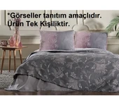 Özdilek Rf -Ditsy Mor- Tek Kişilik Pike Takımı thumbnail 2
