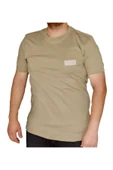 Erkek Bej Cırtlı T-Shirt thumbnail 2