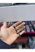İnce Yüzüklü Model koyu Gri thumbnail 1